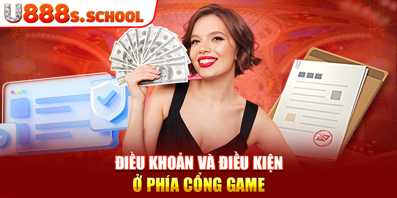 Điều khoản và điều kiện ở phía cổng game