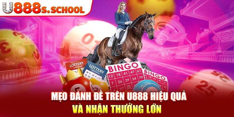 Mẹo đánh đề trên U888 hiệu quả và nhận thưởng lớn